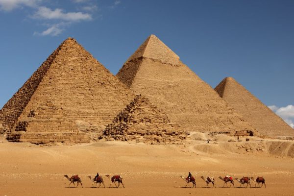 Pyramides de Gizeh, Égypte